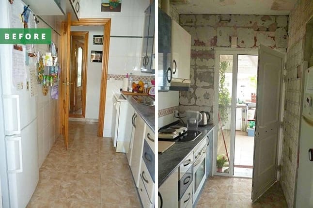 Ennen ja jälkeen: Pienestä keittiöstä tulee valoisa ja tilava – ilman seinien kaatamista